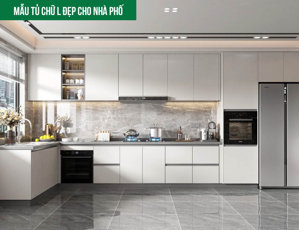 Gợi ý mẫu tủ chữ l đẹp cho nhà phố