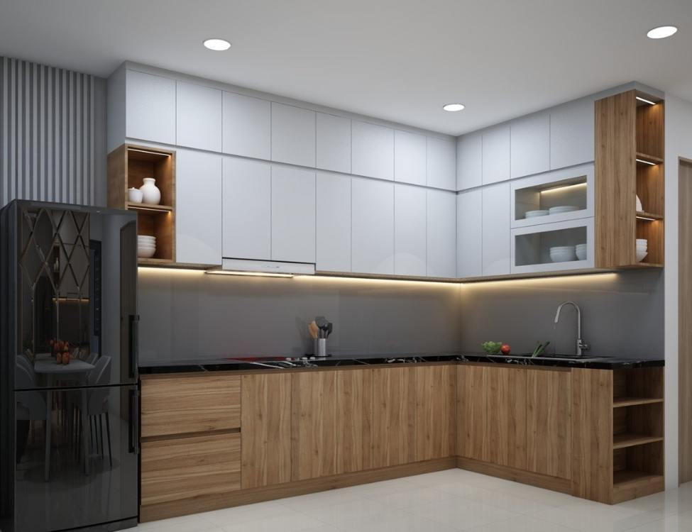 Tủ nhựa giả gỗ Laminate