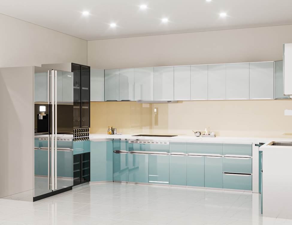 Bảng Giá Tủ Bếp Inox Cánh Kính Cập Nhật 2025