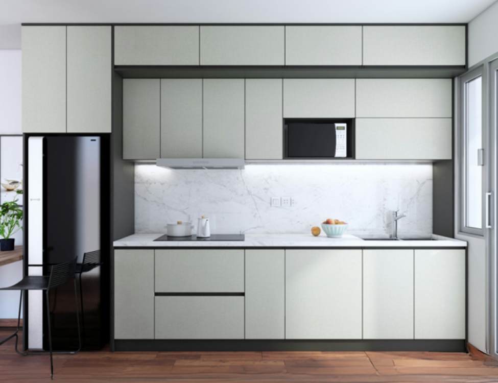 Mẫu tủ bếp chữ I đẹp và hiện đại