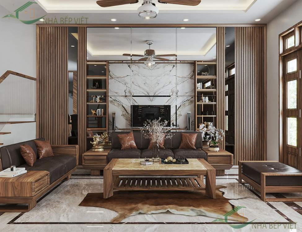 xưởng gỗ thi công nội thất gỗ óc chó