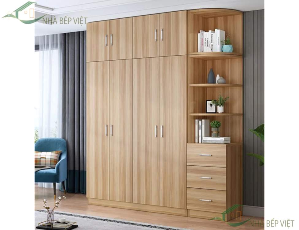 Tủ Quần Áo Gỗ Công Nghiệp