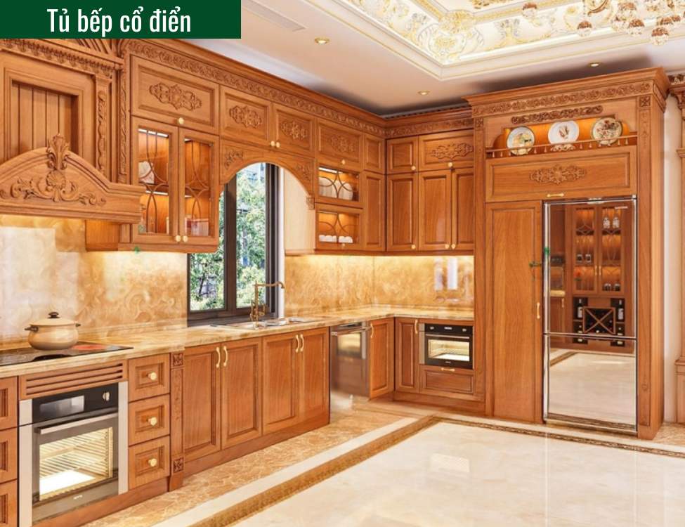 Tủ bếp cổ điển là gì
