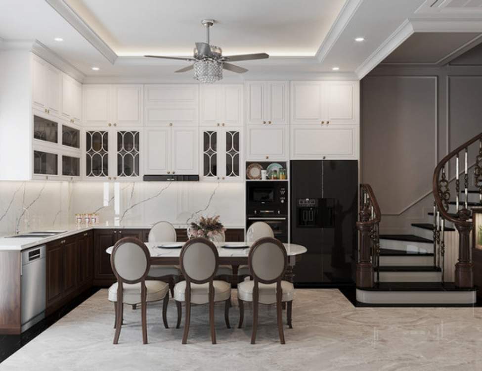 Kinh nghiệm & dự án thực tế: Xem xét các đơn vị từng làm tủ bếp gỗ công nghiệp phủ Veneer