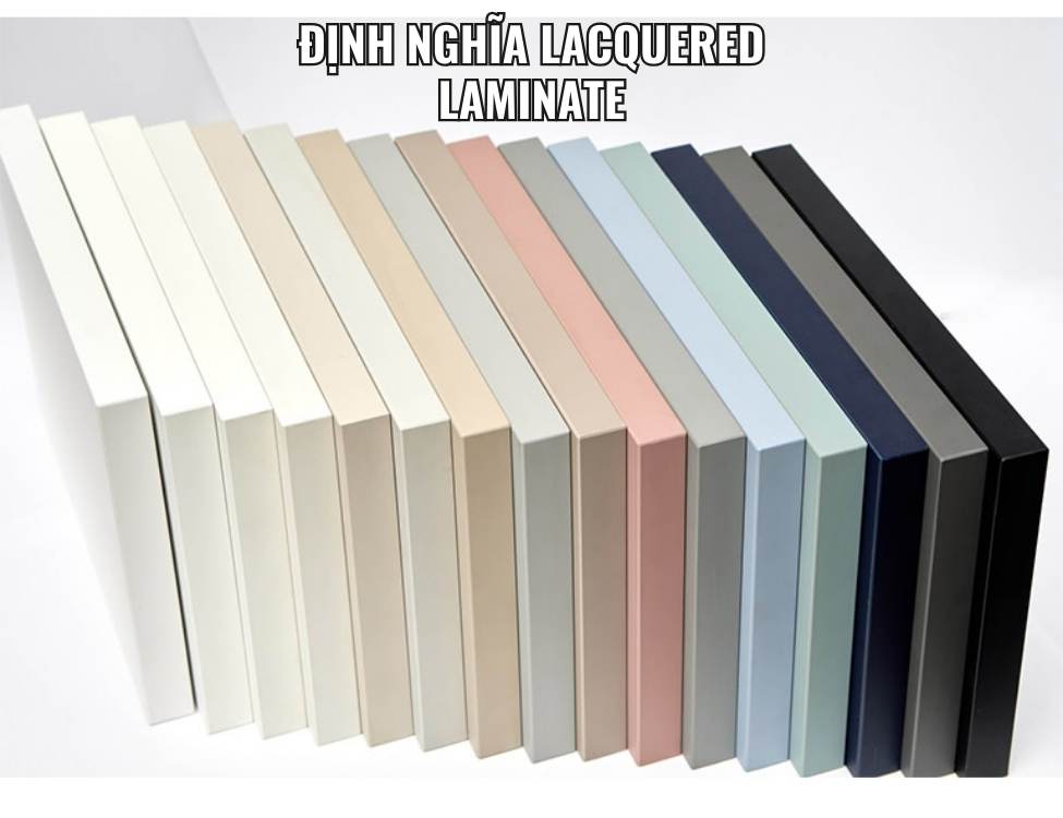 Cánh phủ Lacquered Laminate
