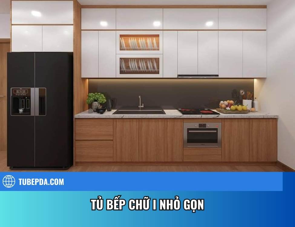 Tủ bếp chữ I nhỏ gọn