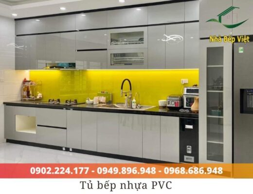 chất liệu tủ bếp nhựa