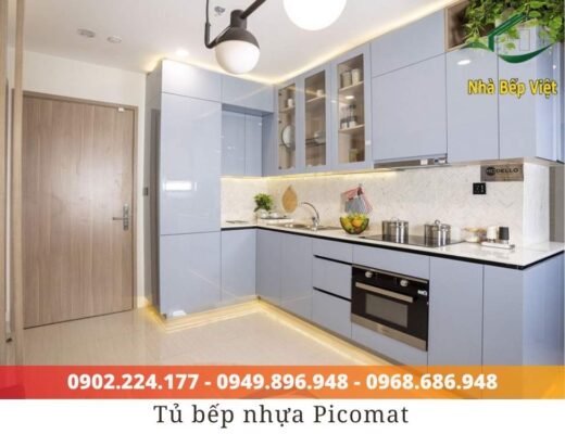 chất liệu tủ bếp nhựa