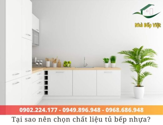 chất liệu tủ bếp nhựa