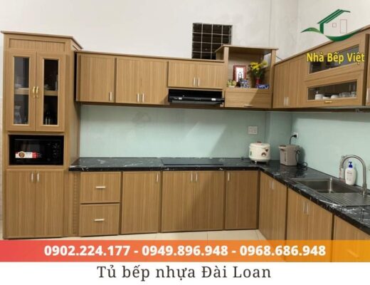 chất liệu tủ bếp nhựa