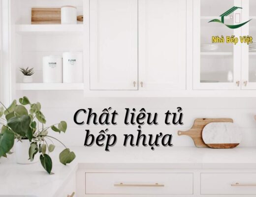 chất liệu tủ bếp nhựa