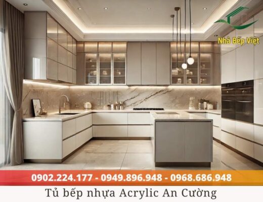 Tủ bếp nhựa An Cường