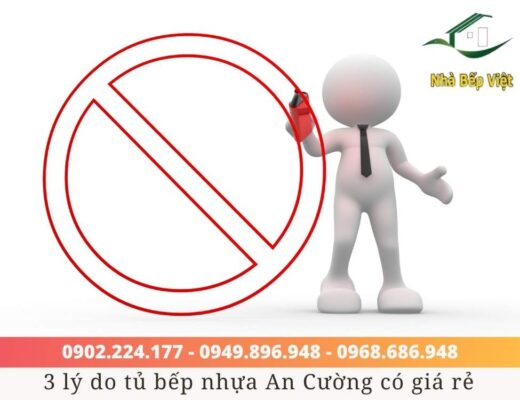 Tủ bếp nhựa An Cường