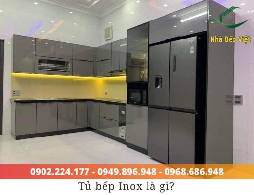 có nên làm tủ bếp bằng inox