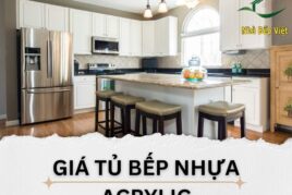 Giá Tủ Bếp Nhựa Acrylic Và Kinh Nghiệm Chọn Mua Hiệu Quả