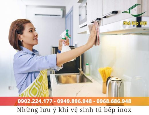 Làm thế nào để vệ sinh và bảo quản tủ bếp inox?