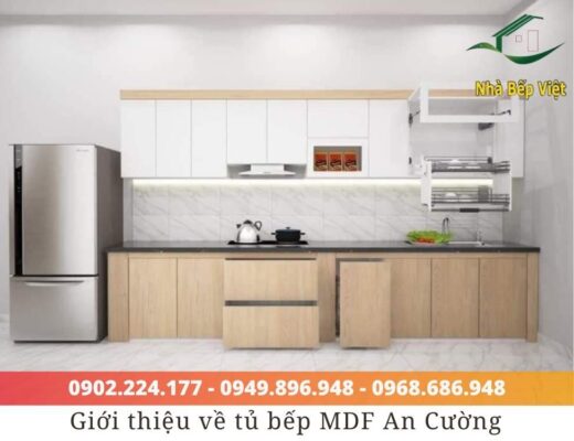 Tủ bếp MDF An Cường