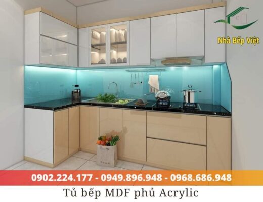 Tủ bếp MDF An Cường