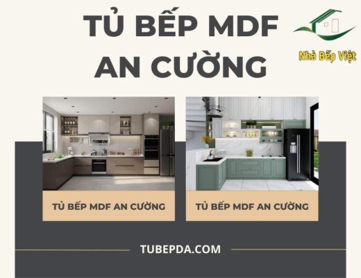 Tủ bếp MDF An Cường