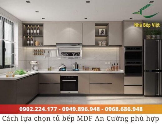 Tủ bếp MDF An Cường