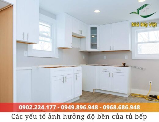 ưu nhược điểm của tủ bếp nhựa