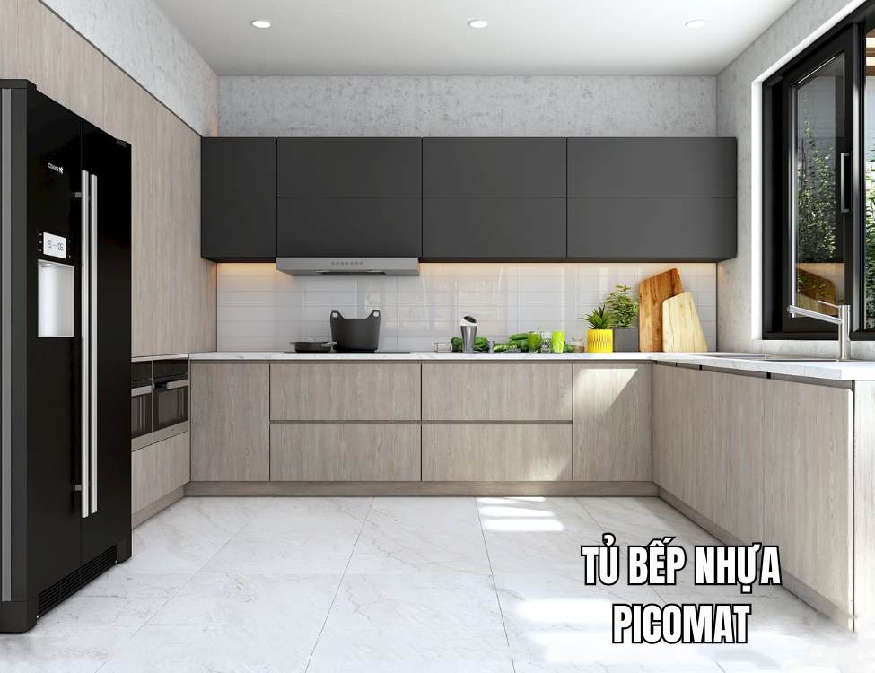 Lợi ích khi chọn tủ bếp nhựa Picomat