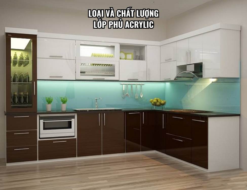 Loại và chất lượng lớp phủ Acrylic