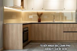 Tủ bếp nhựa đặc cánh phủ Laminate giá rẻ HCM: Định nghĩa, Ưu điểm & Báo giá 2024