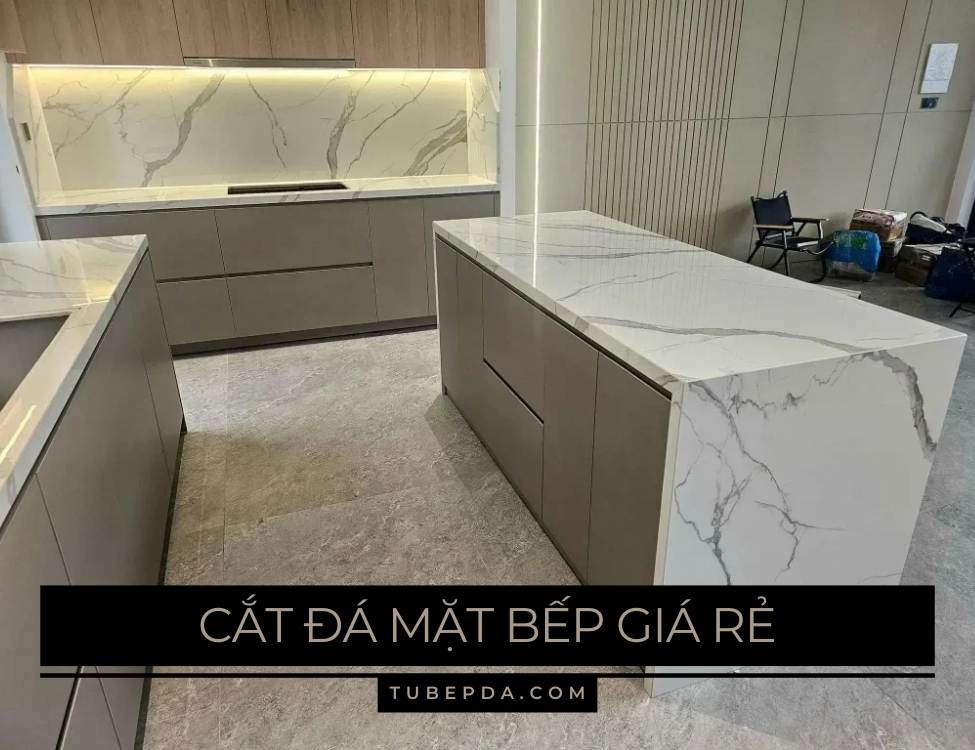 cắt đá mặt bếp giá rẻ