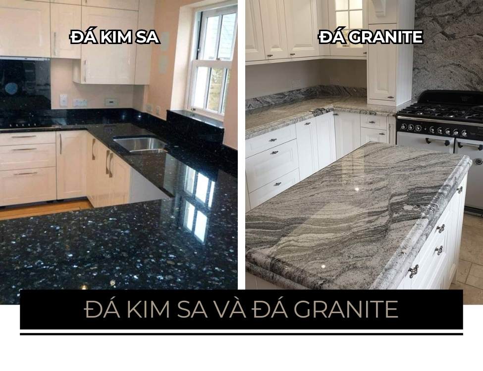 Đá kim sa và đá granite