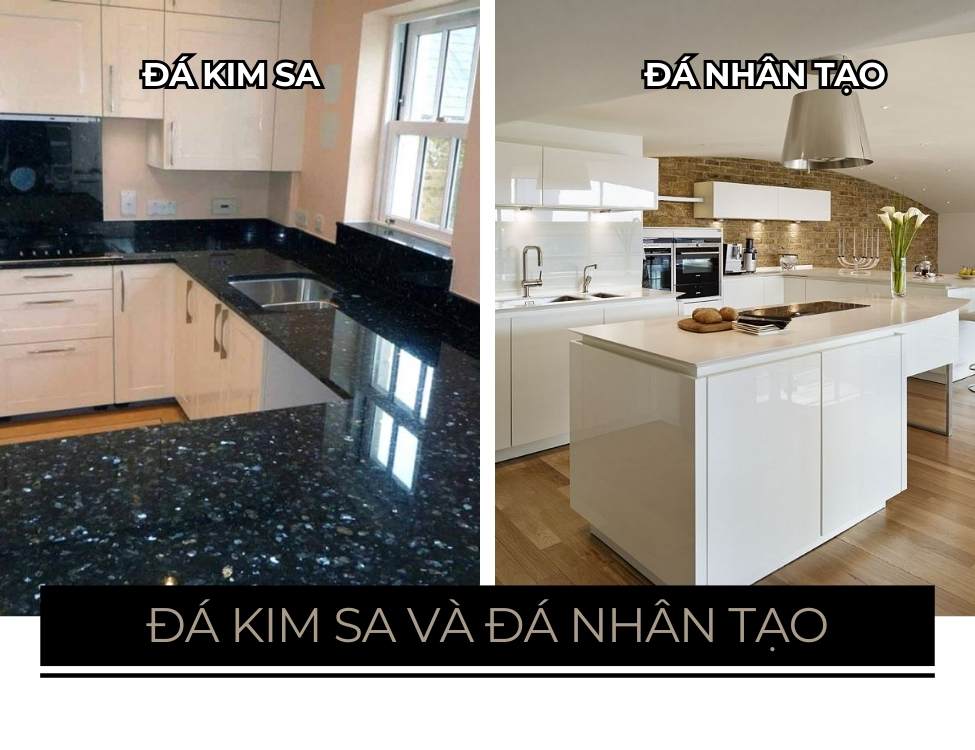 Đá kim sa và đá nhân tạo