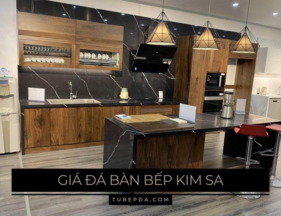 Đá bàn bếp kim sa là gì