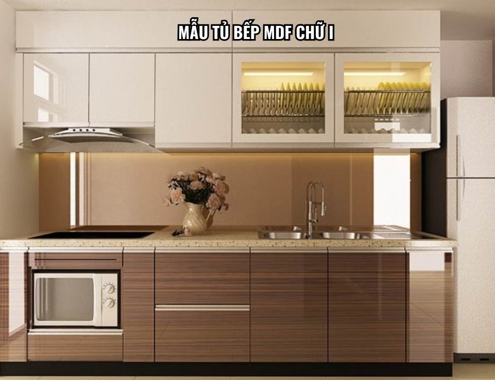 Tổng hợp mẫu tủ bếp MDF đẹp năm 2024