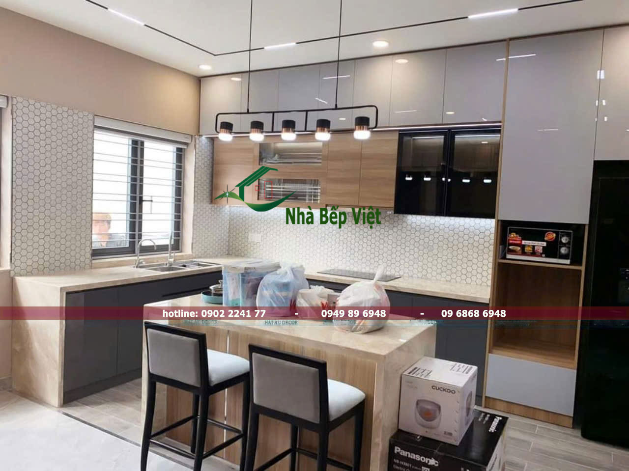 tủ bếp nhựa quận Hóc Môn