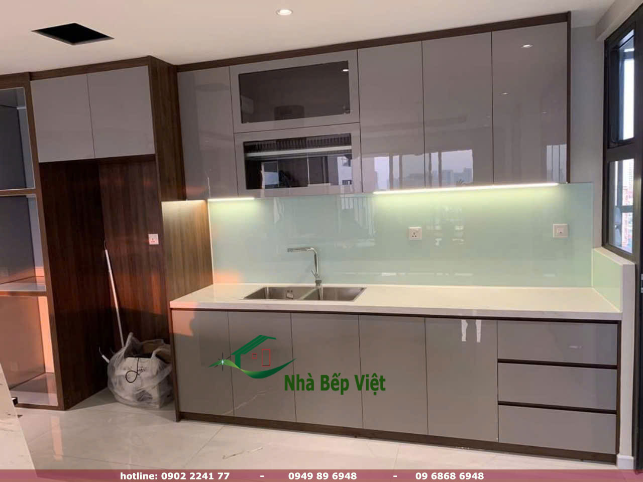 tủ bếp nhựa chữ I quận 7