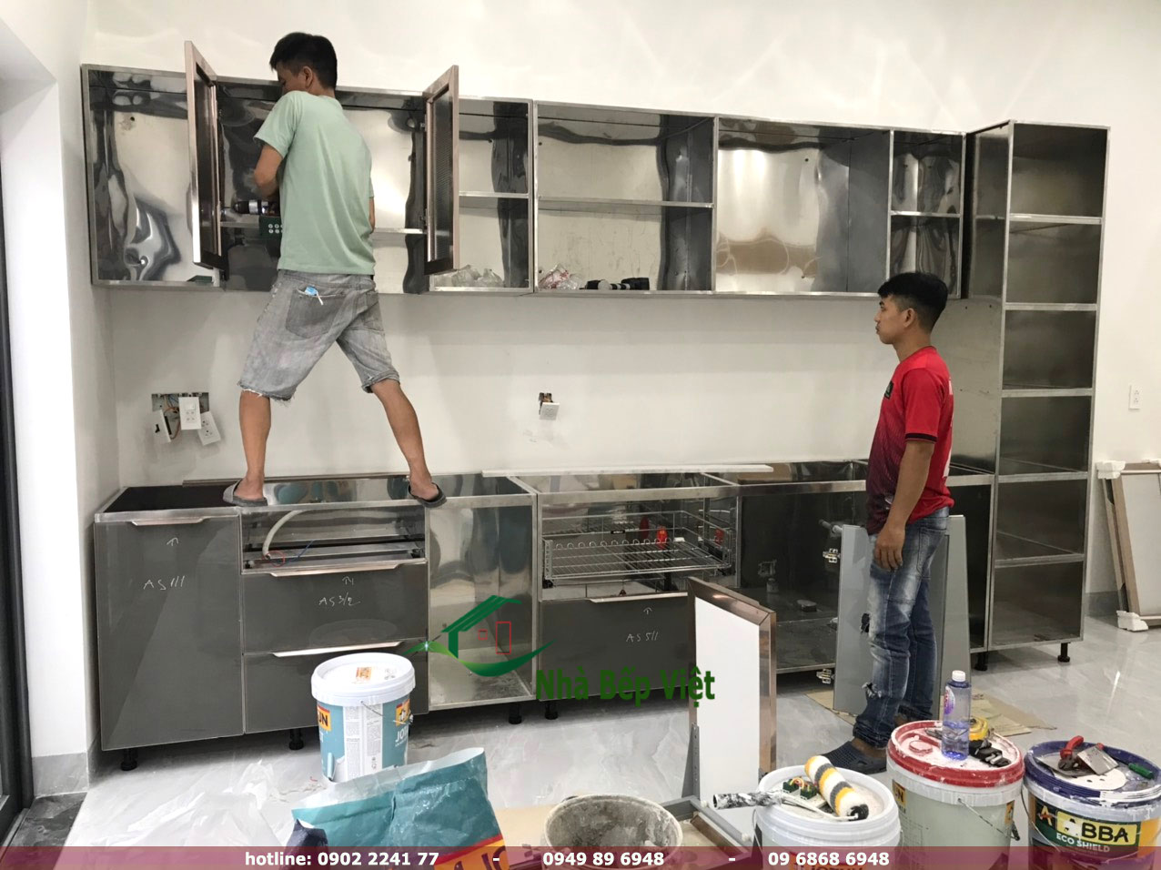 Nhà Bếp Viêt: thiết kế thi công tủ bếp trọn gói