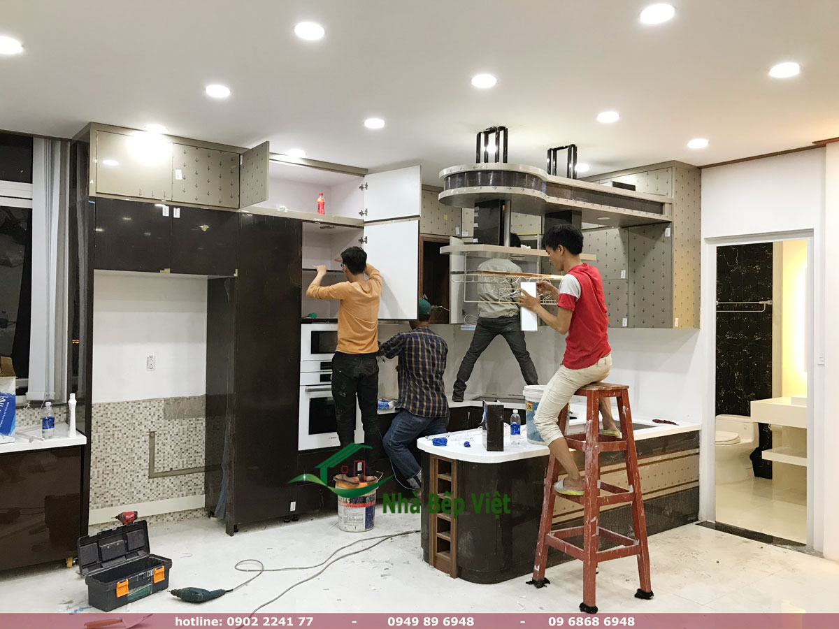 Nhà Bếp Viêt: thiết kế thi công tủ bếp trọn gói