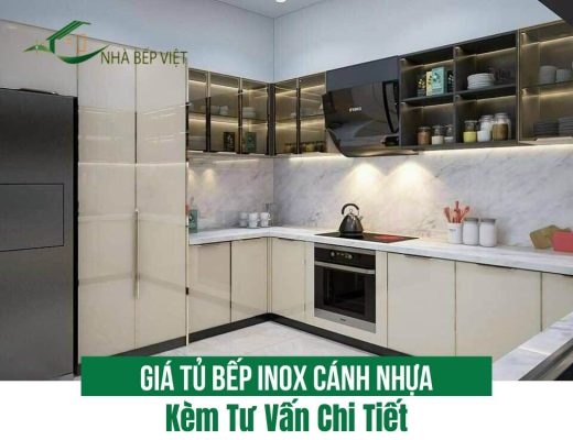 giá tủ bếp inox cánh nhựa