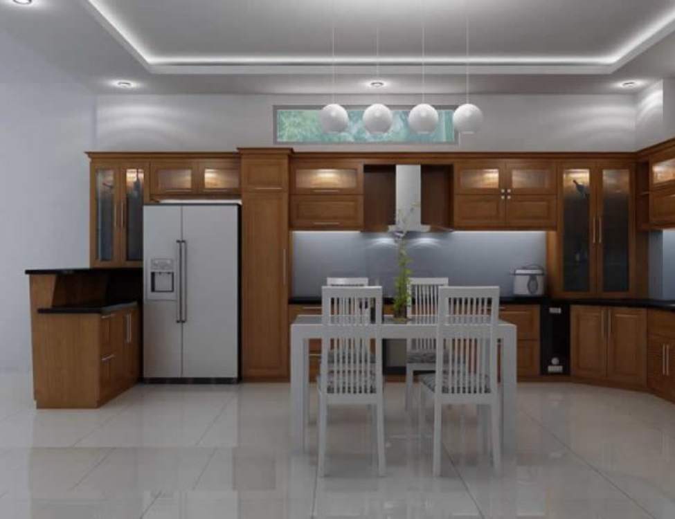 Bảng giá tủ bếp gỗ căm xe