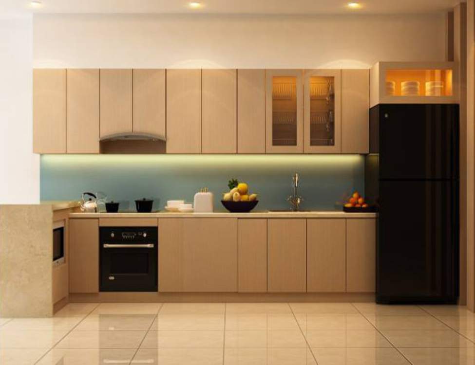 Mẫu tủ bếp gỗ An Cường đẹp bền, tư vấn chọn đúng ngay lần đầu