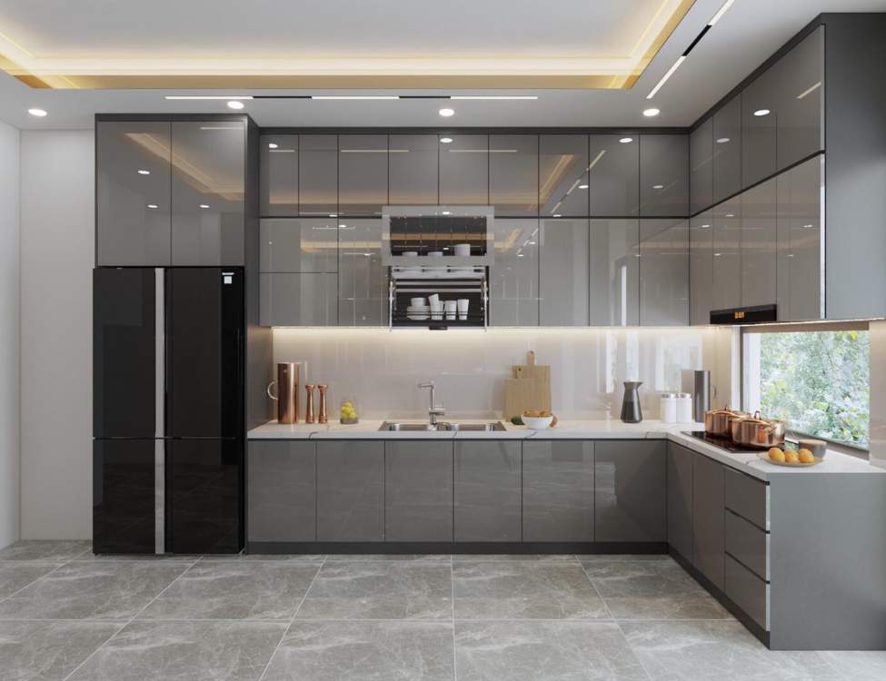 Mẫu tủ bếp gỗ An Cường đẹp bền, tư vấn chọn đúng ngay lần đầu