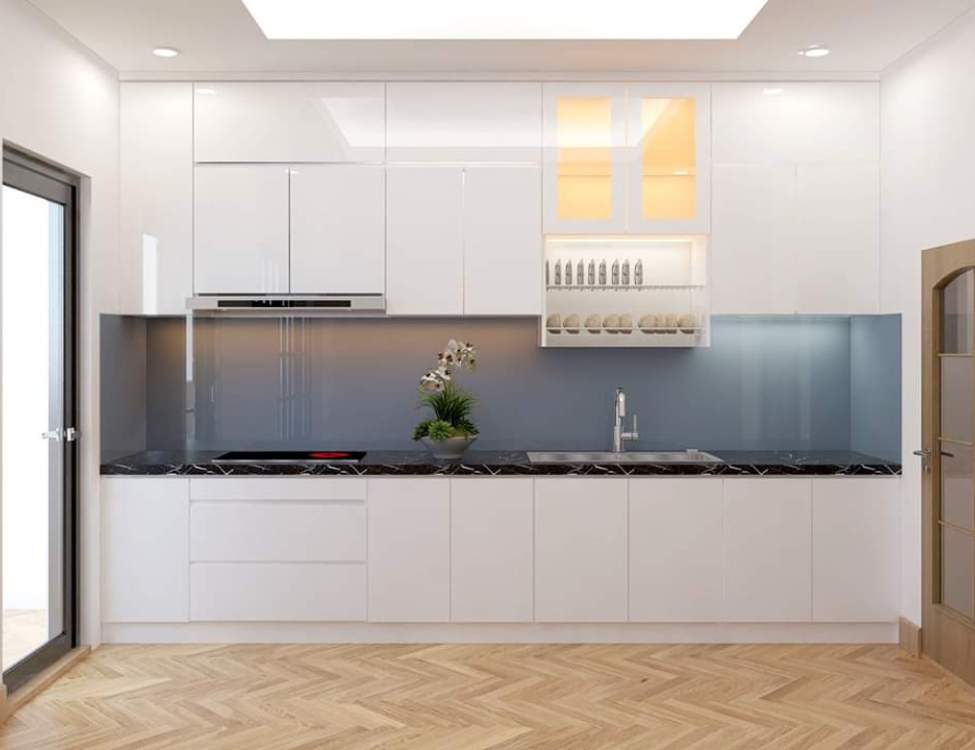 Mẫu tủ bếp gỗ An Cường đẹp bền, tư vấn chọn đúng ngay lần đầu