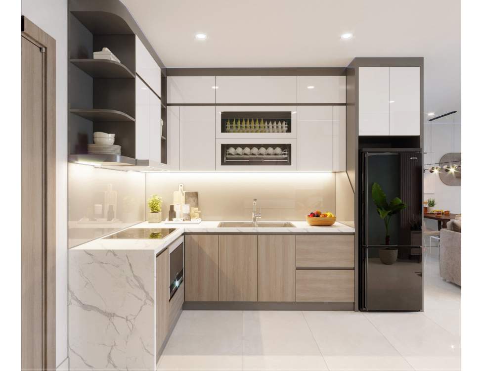 Giới thiệu chung về tủ bếp gỗ công nghiệp