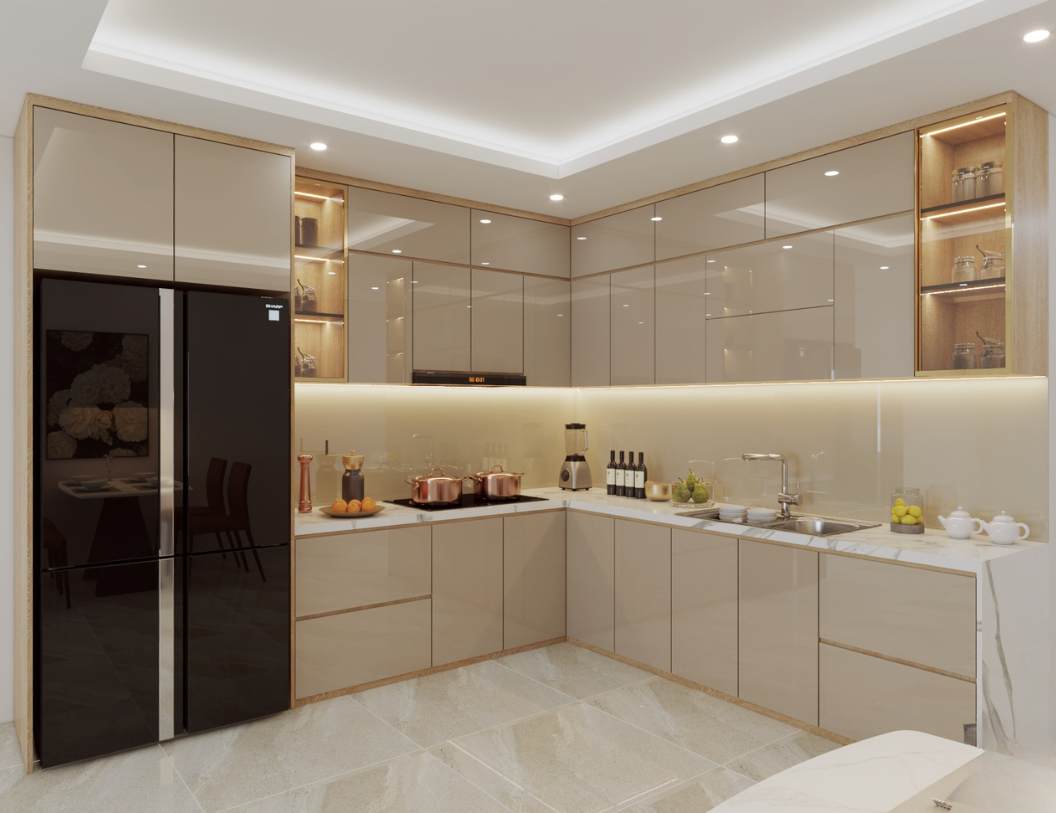 Tủ bếp nhựa Acrylic có bền không