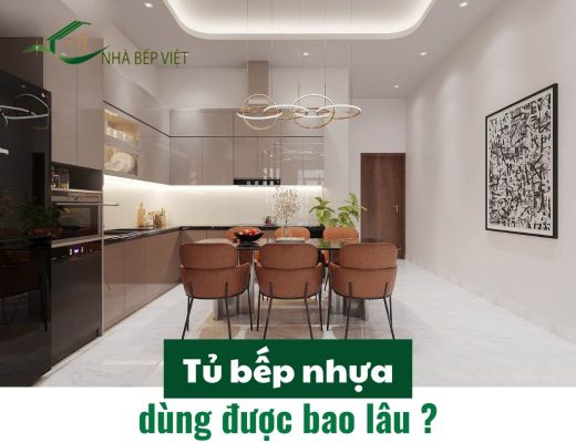 Tủ bếp nhựa dùng được bao lâu