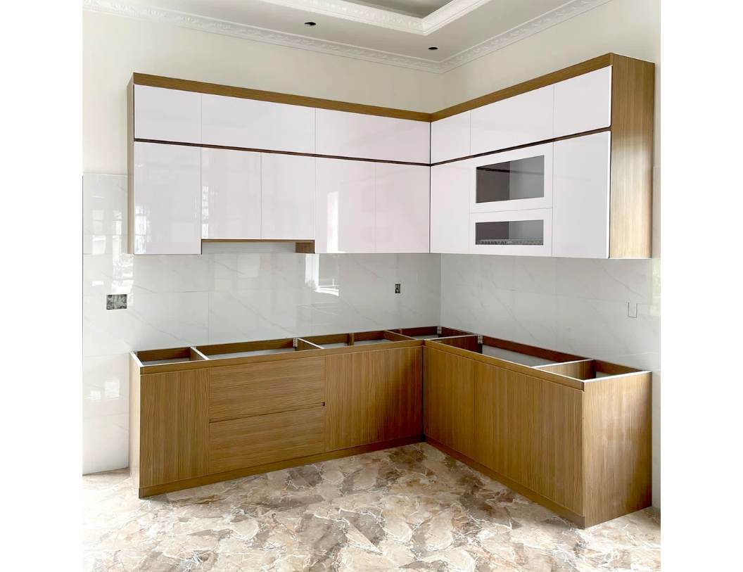 Mẫu chữ L nhỏ gọn cho căn hộ chung cư