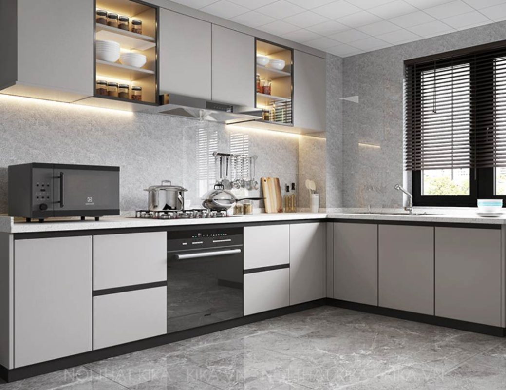 tủ bếp nhựa PVC