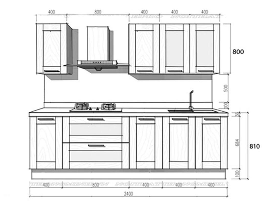 Sai lầm về chiều cao tủ bếp dưới