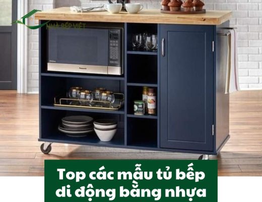 Top các mẫu tủ bếp di động bằng nhựa