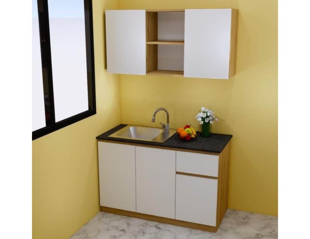 Các kiểu dáng phổ biến khi thiết kế tủ bếp mini cho phòng trọ nhỏ